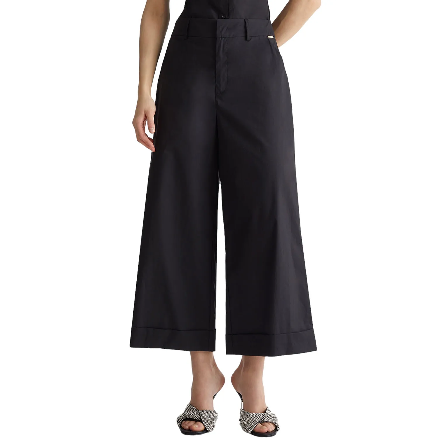 Pantaloni a palazzo in cotone