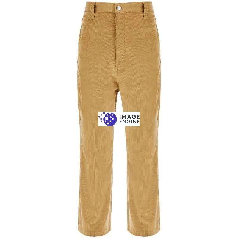 Pantaloni baggy in velluto a coste