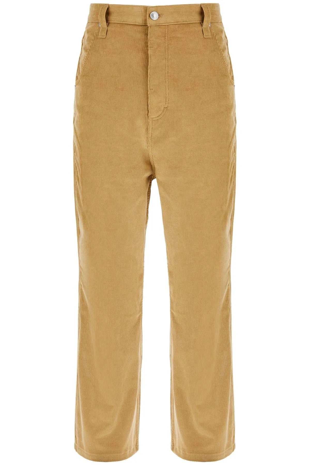 Pantaloni baggy in velluto a coste