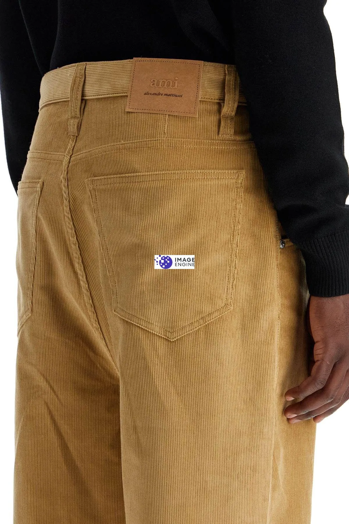 Pantaloni baggy in velluto a coste