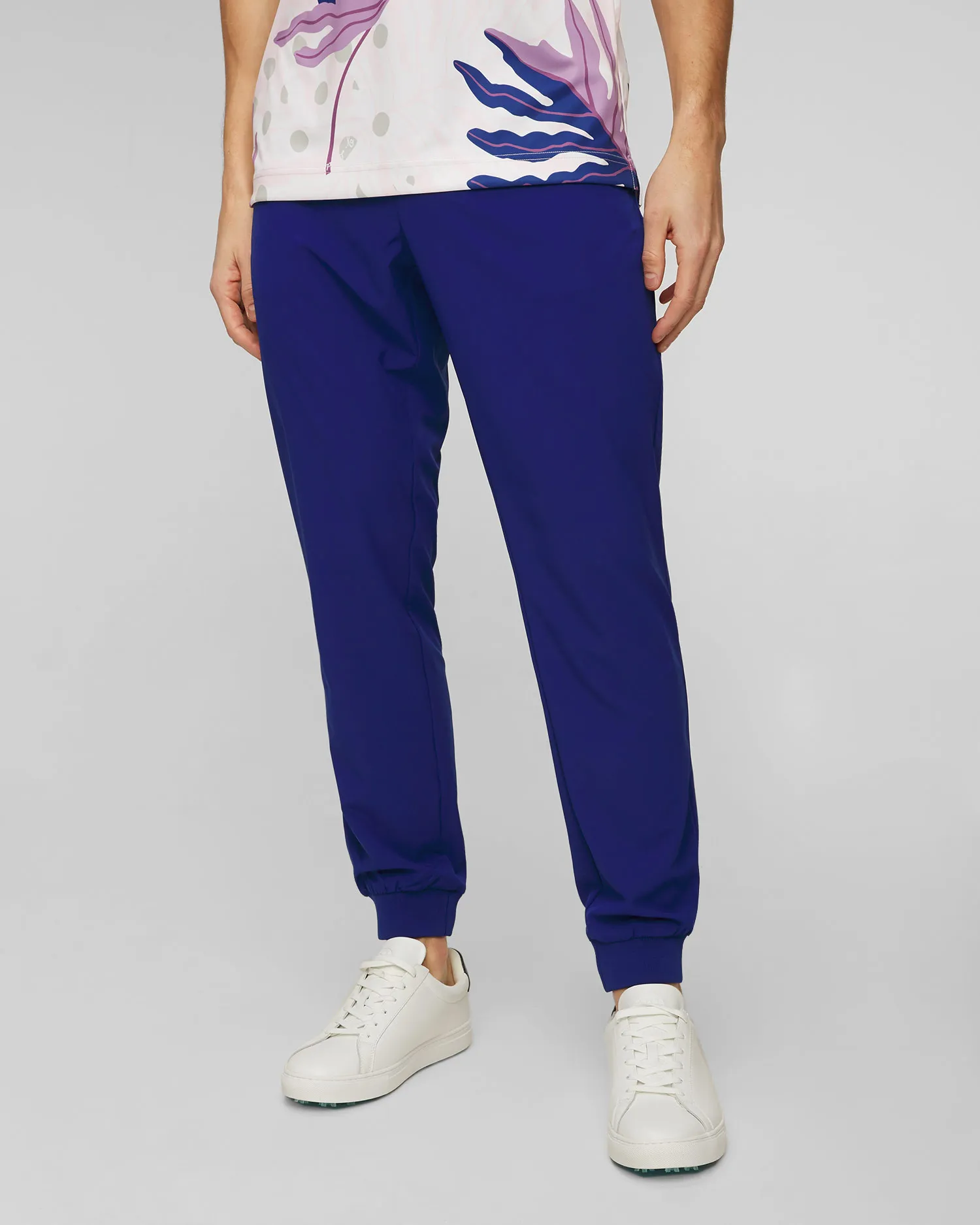 Pantaloni blu da uomo J.Lindeberg Cuff Jogger Pant GMPA10123-o328