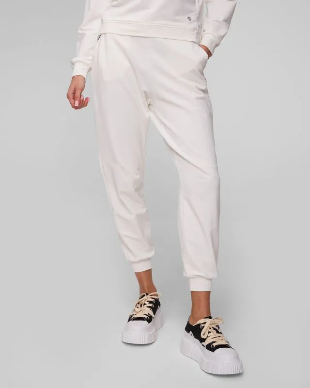 Pantaloni da tuta bianchi da donna Deha