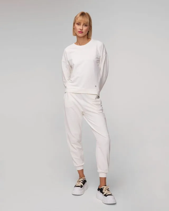 Pantaloni da tuta bianchi da donna Deha