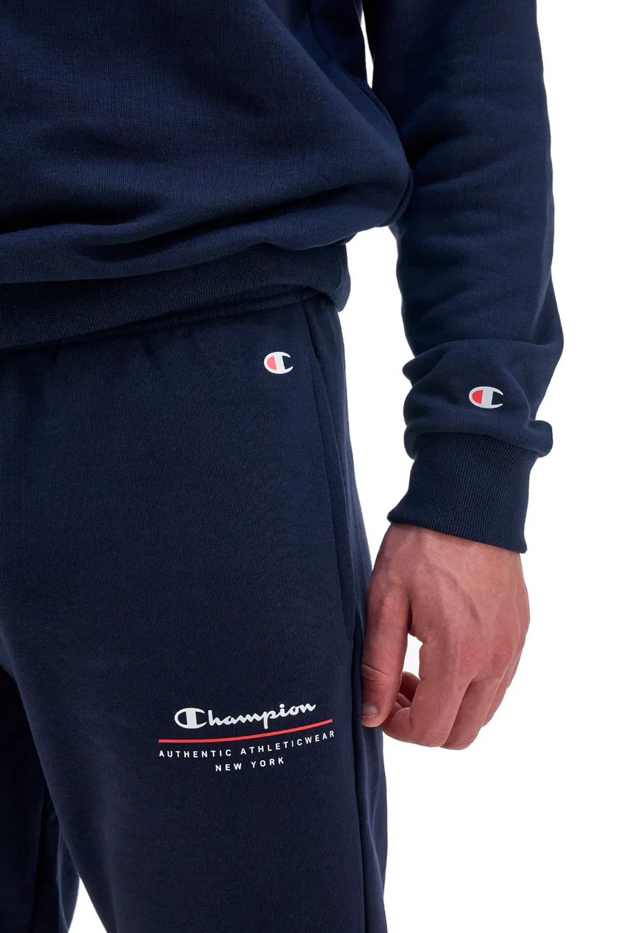 Pantaloni della Tuta Blu Con Polsini Champion 219732
