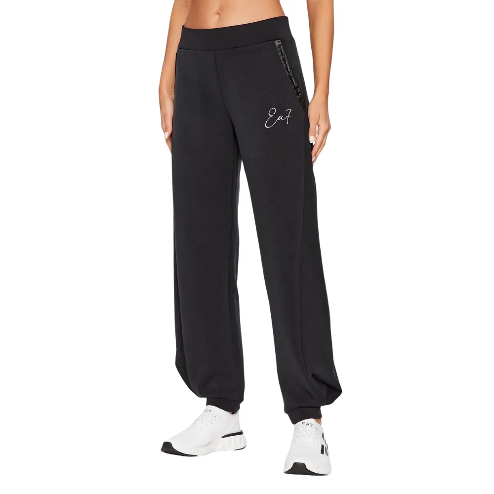Pantaloni EA7 jogger Precious in misto modal stretch