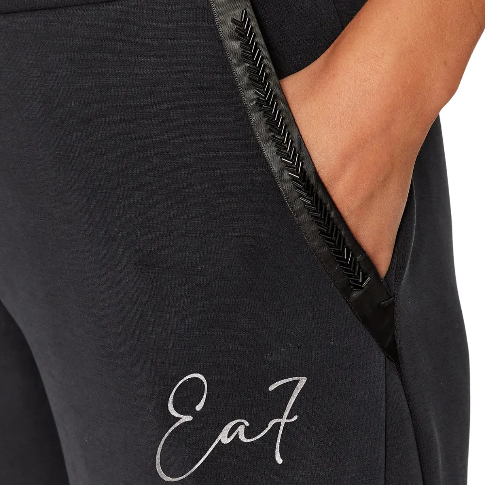 Pantaloni EA7 jogger Precious in misto modal stretch
