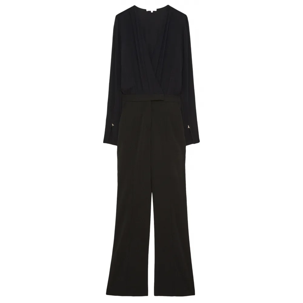 Patrizia Pepe - Tuta Lunga con Blusa e Pantalone Svasato - Nero - Abito - Made in Italy - Luxury Exclusive Collection
