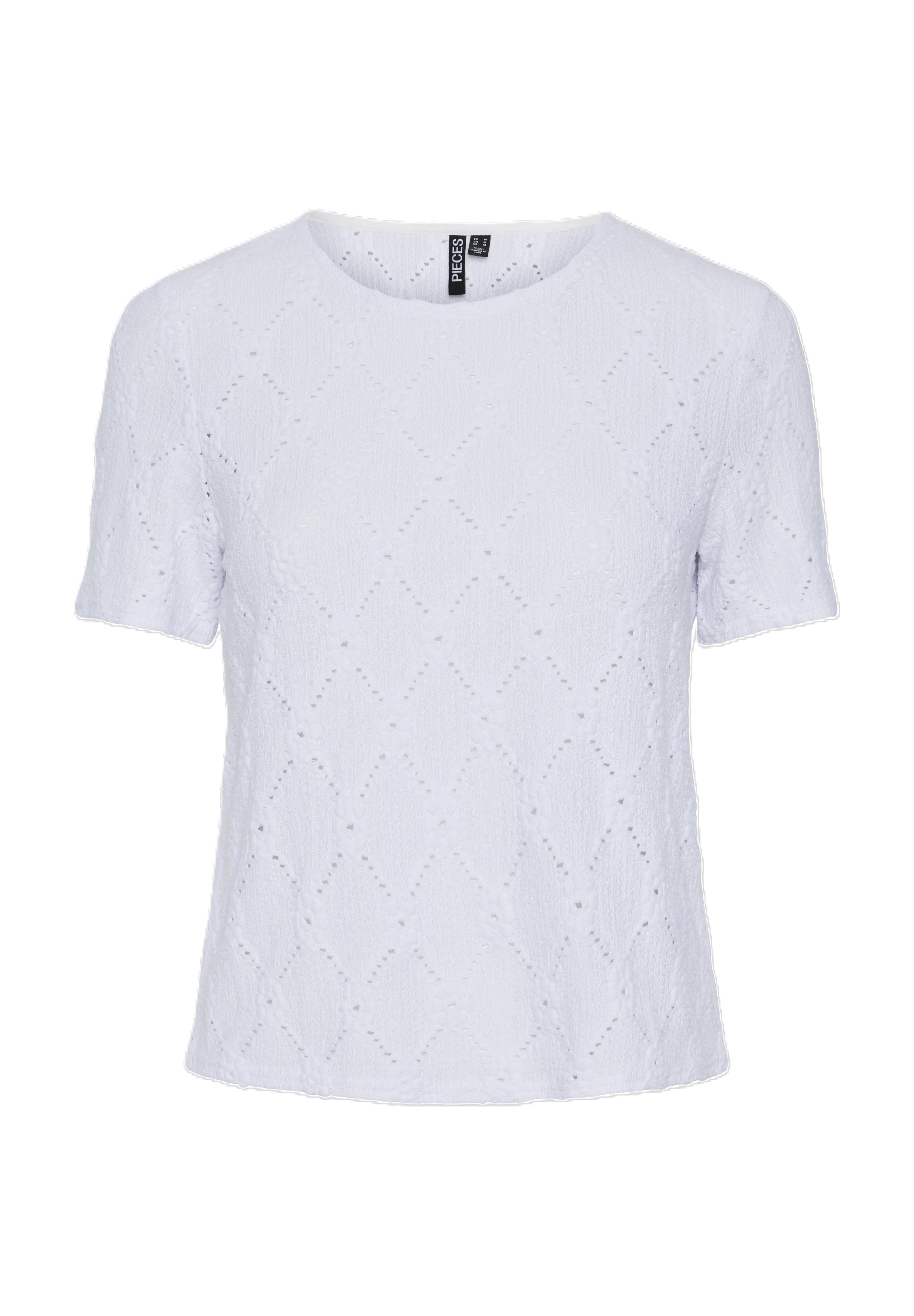 PCSANNI O NECK EMBRODERY - T-shirt con stampa