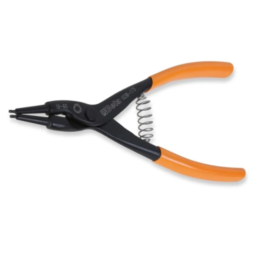 Pinza per anelli seeger esterni, becchi dritti Ø19÷60mm 1036 175 Beta 