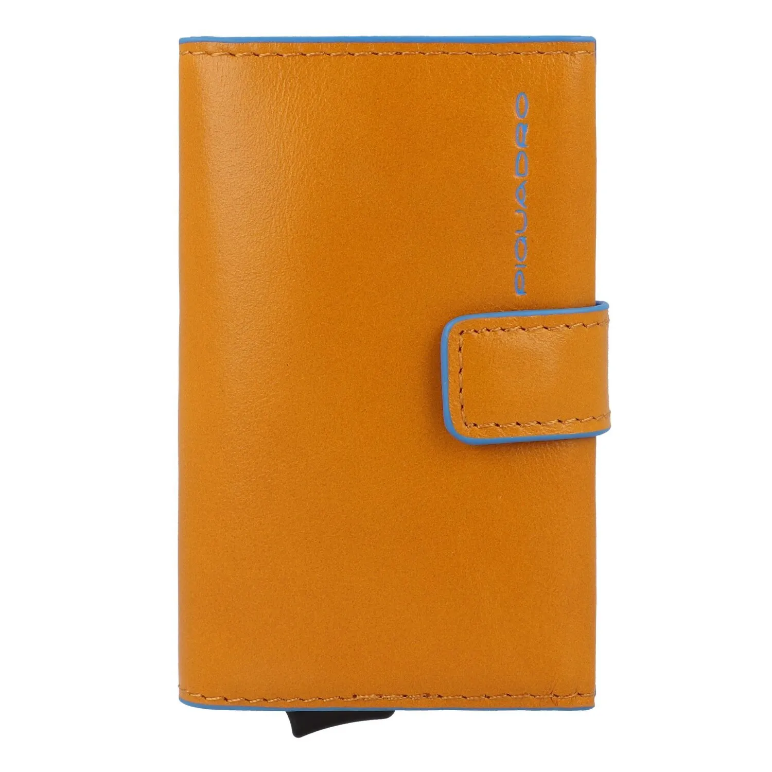 Piquadro Black Square Custodia per carta di credito Protezione RFID Pelle 10 cm