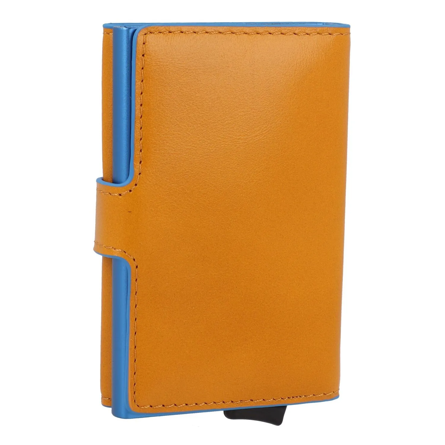 Piquadro Black Square Custodia per carta di credito Protezione RFID Pelle 10 cm