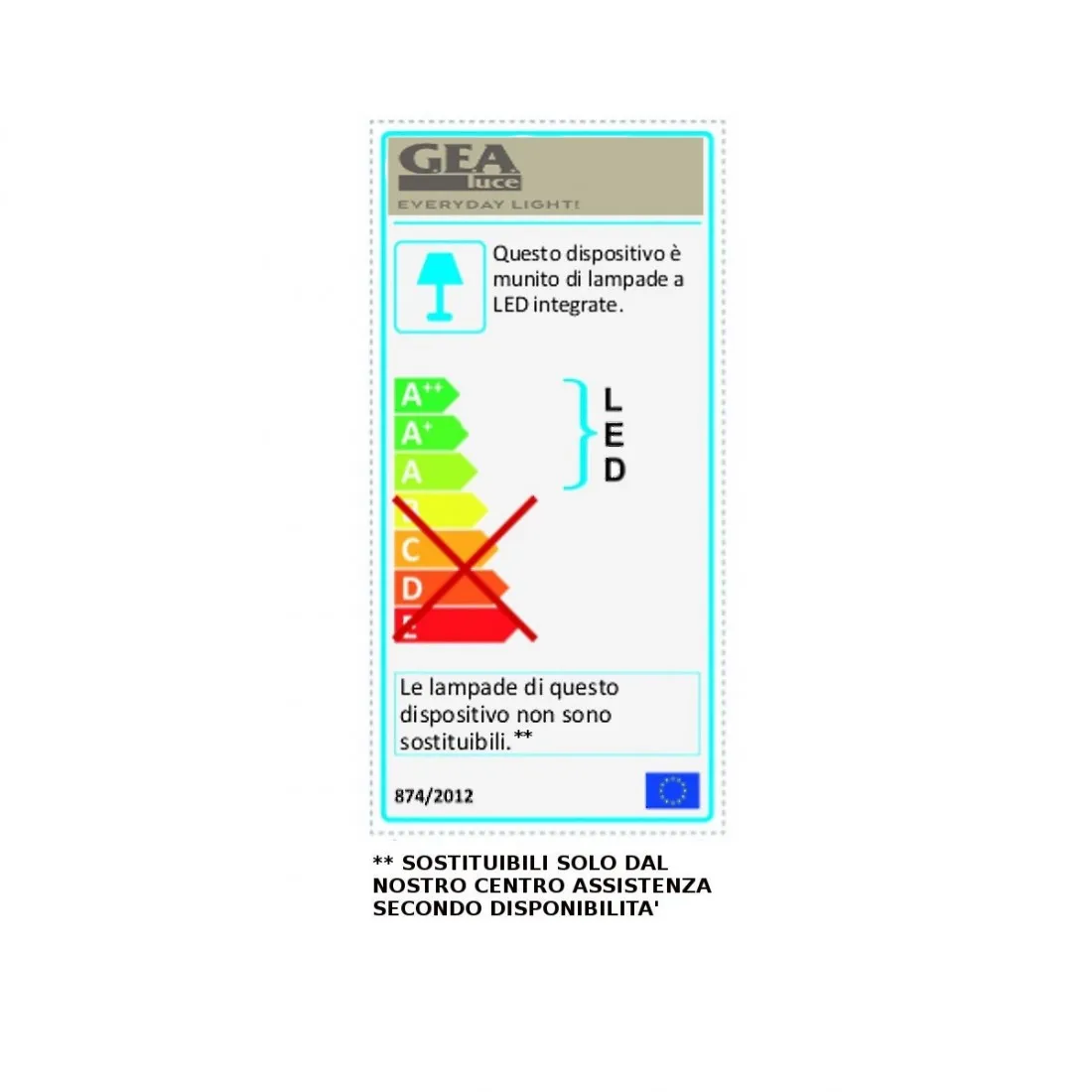 Plafoniera moderna Gea Luce DOHA PP LED 30W 220V alluminio metacrilato lampada soffitto