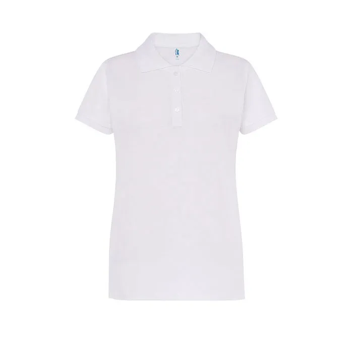 Polo da donna bianca JHK REGULAR | GENERAL MARKETING