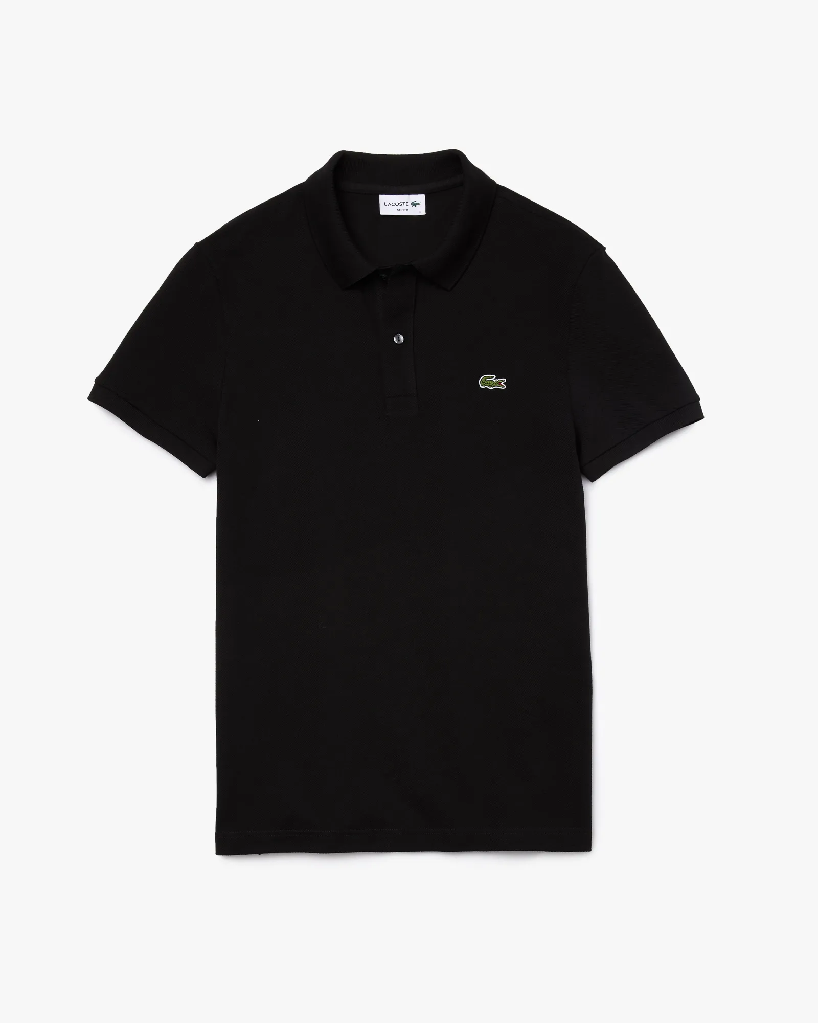 Polo nera slim fit PH4012 in petit piqué