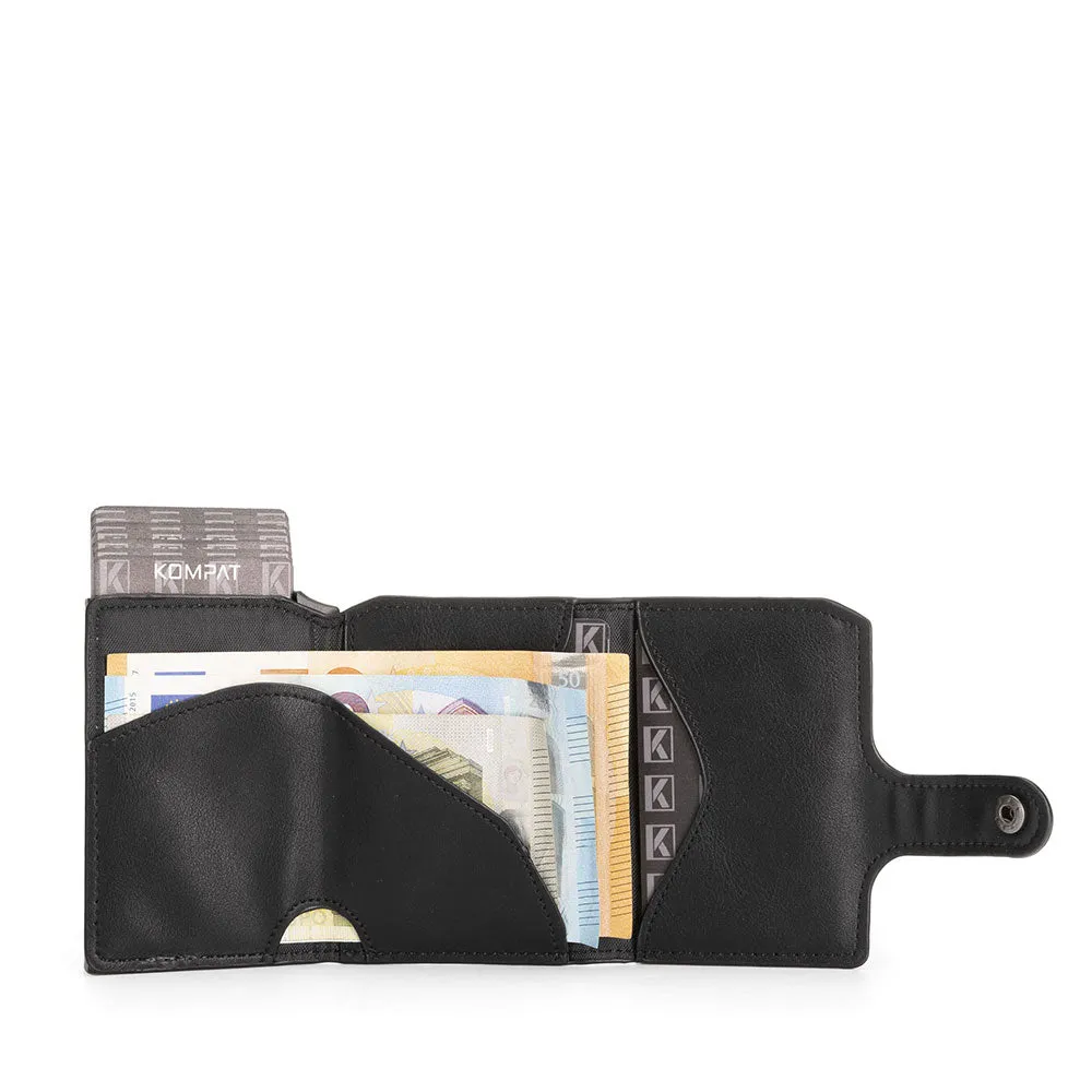 Portacarte KOMPAT linea Kompat X con RFID Colore Nero Carbon