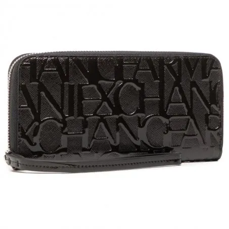 Portafoglio AX Armani Exchange 948451 794 Wristlet Round Zip 00020 Nero