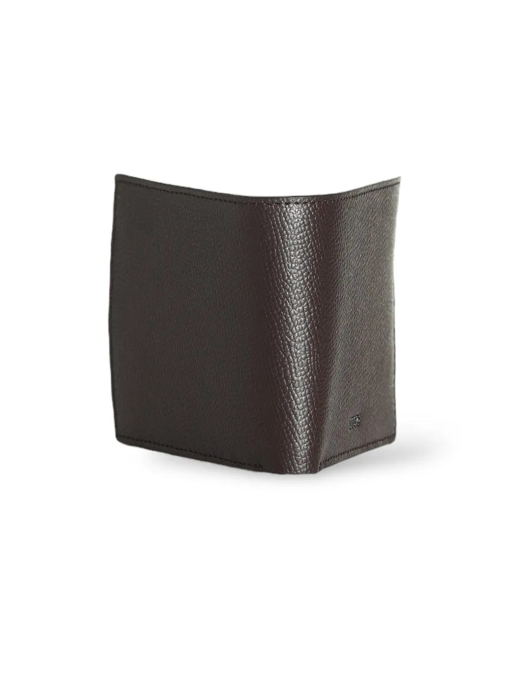 Portafoglio Vera Pelle Edgecoin - Dark Brown