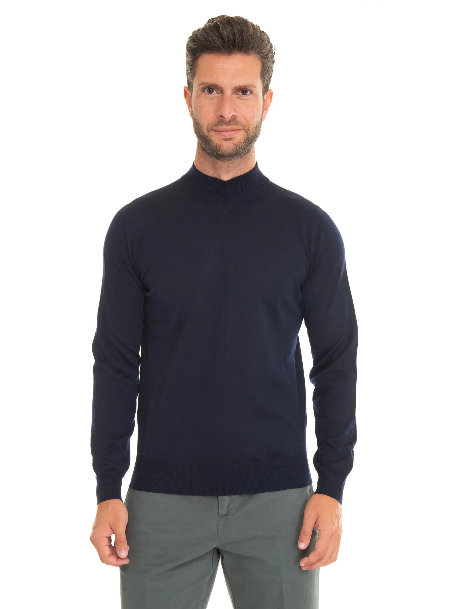 Pullover a lupetto Blu Hindustrie Uomo
