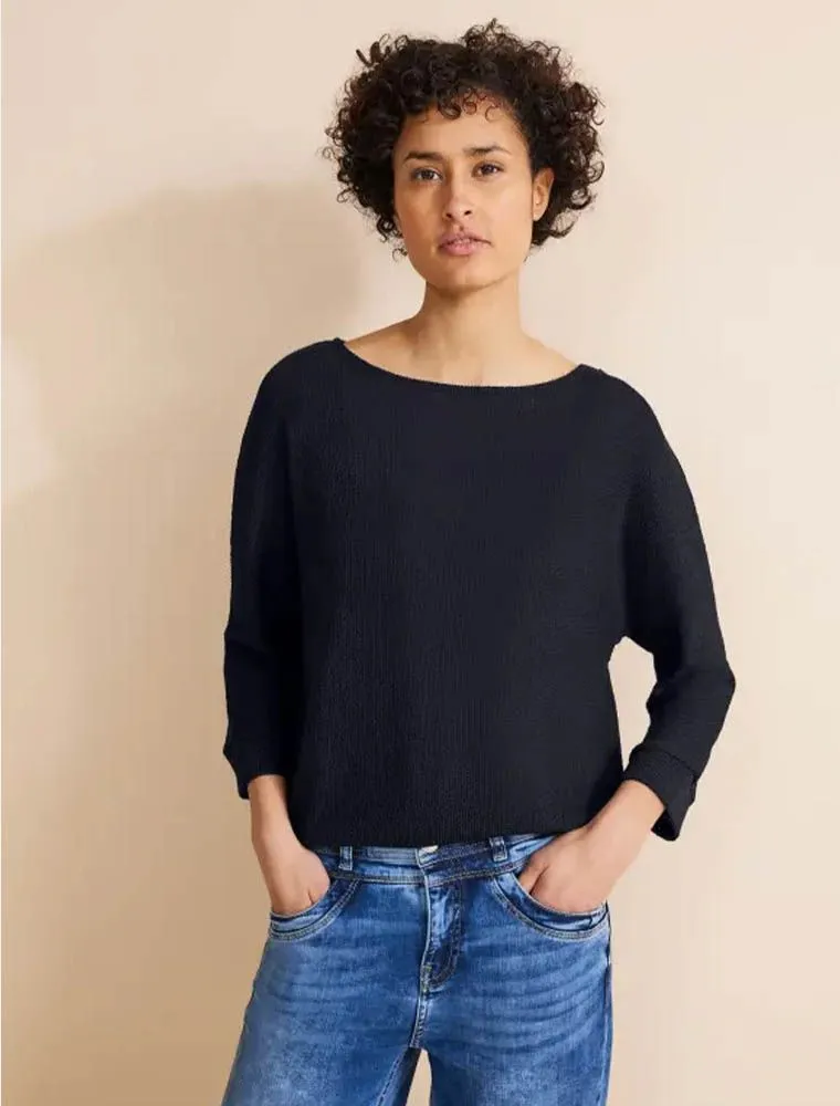Pullover Manica Lunga Street One - Deep Blue