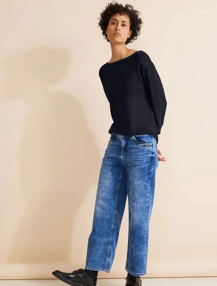 Pullover Manica Lunga Street One - Deep Blue