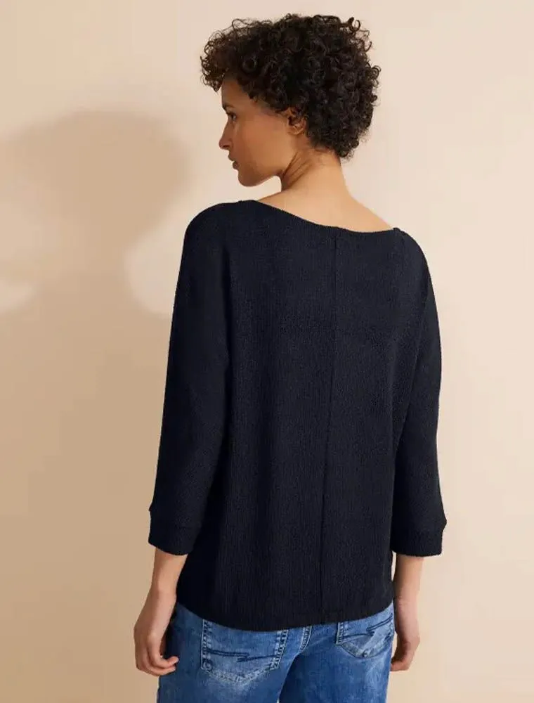 Pullover Manica Lunga Street One - Deep Blue