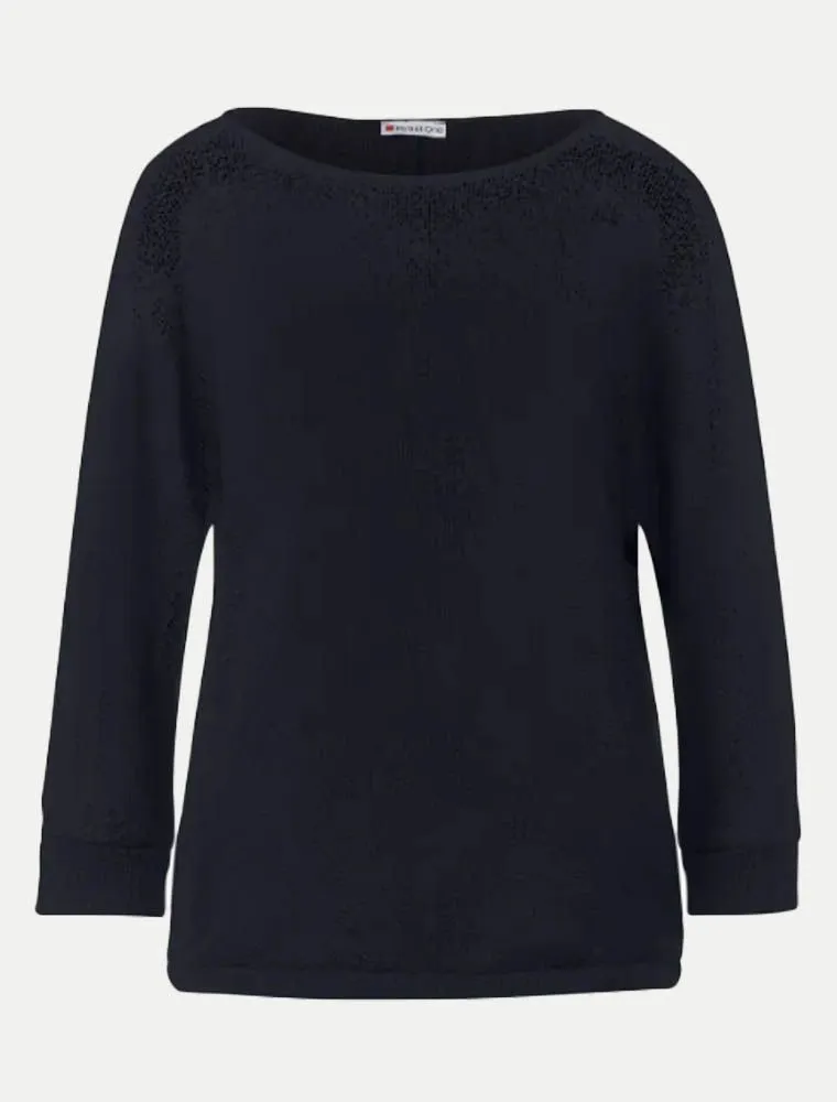 Pullover Manica Lunga Street One - Deep Blue