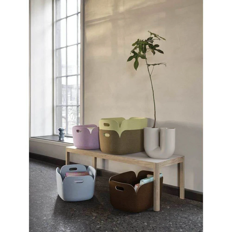 Restore Cestino 28x28 Light Blue - Muuto | Acquista online