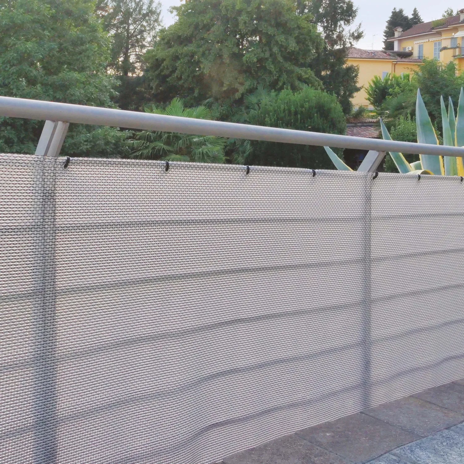 Rete ombreggiante Tenax Texstyle Plus H 1 x L 5 m argento
