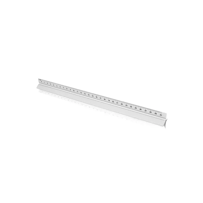 Righello in alluminio 30 cm con 3 scale THIRTY | GENERAL MARKETING