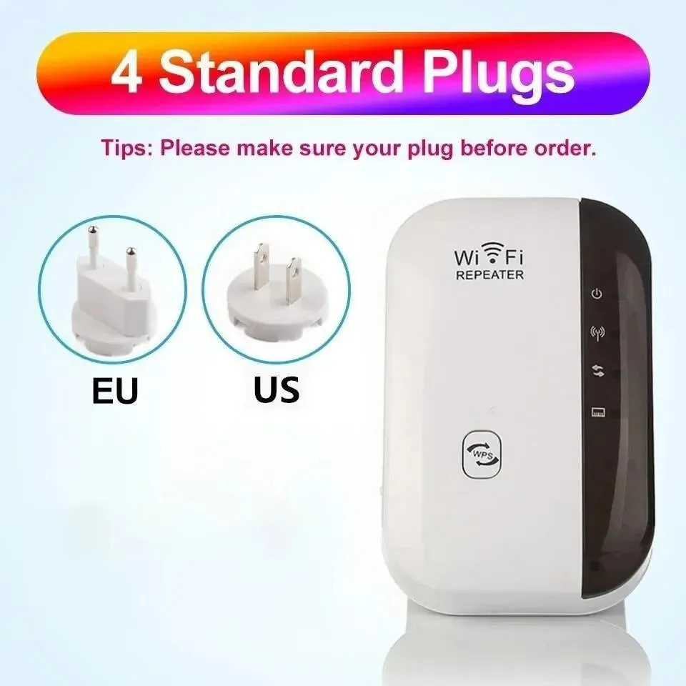 Ripetitore Wifi amplificatore di segnale Wireless potenziatore di rete esteso Router domestico ue usa 300m attraverso la camera 