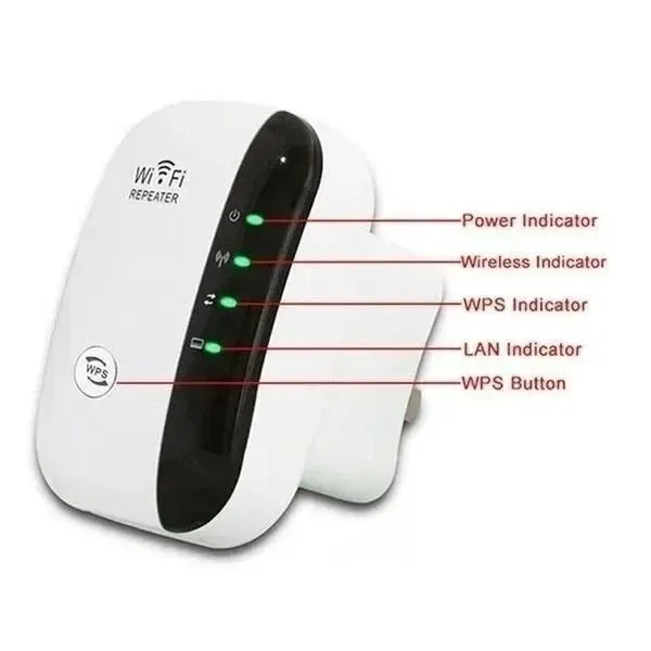 Ripetitore Wifi amplificatore di segnale Wireless potenziatore di rete esteso Router domestico ue usa 300m attraverso la camera 