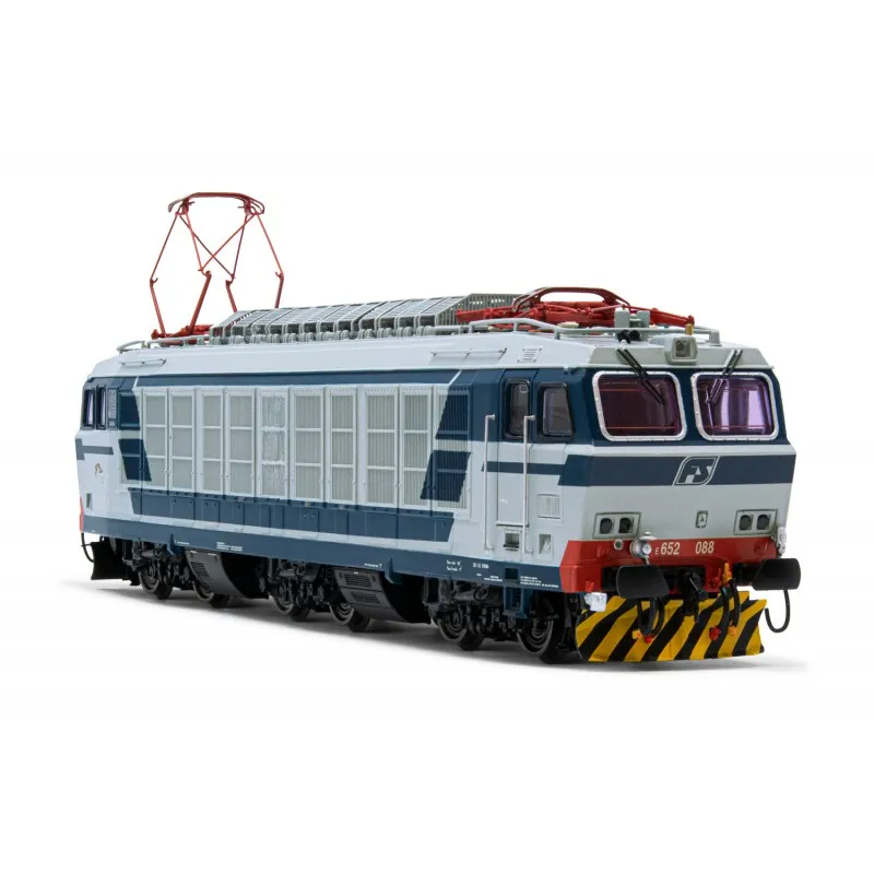 RIVAROSSI HR2701 LOCOMOTIVA ELETTRICA E652 088, LIVREA DI ORIGINE GRIGIO/BLU, EP. V