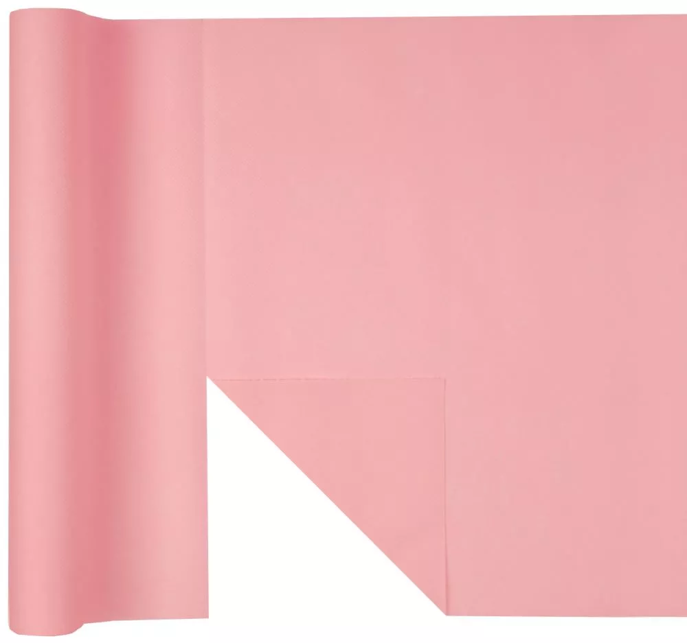 Runner da tavolo rosa 4,8 m
