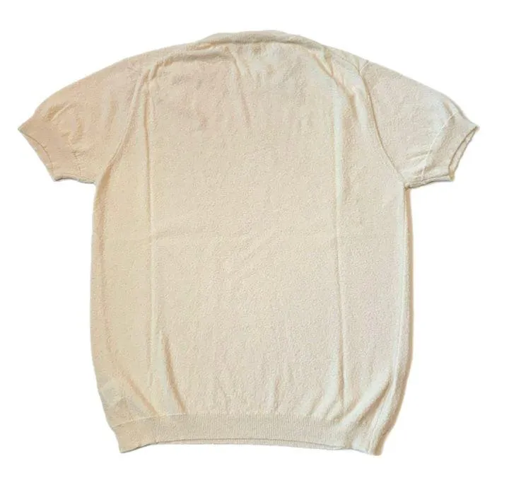 S4-0436 T-Shirt Spugna Panna Man  