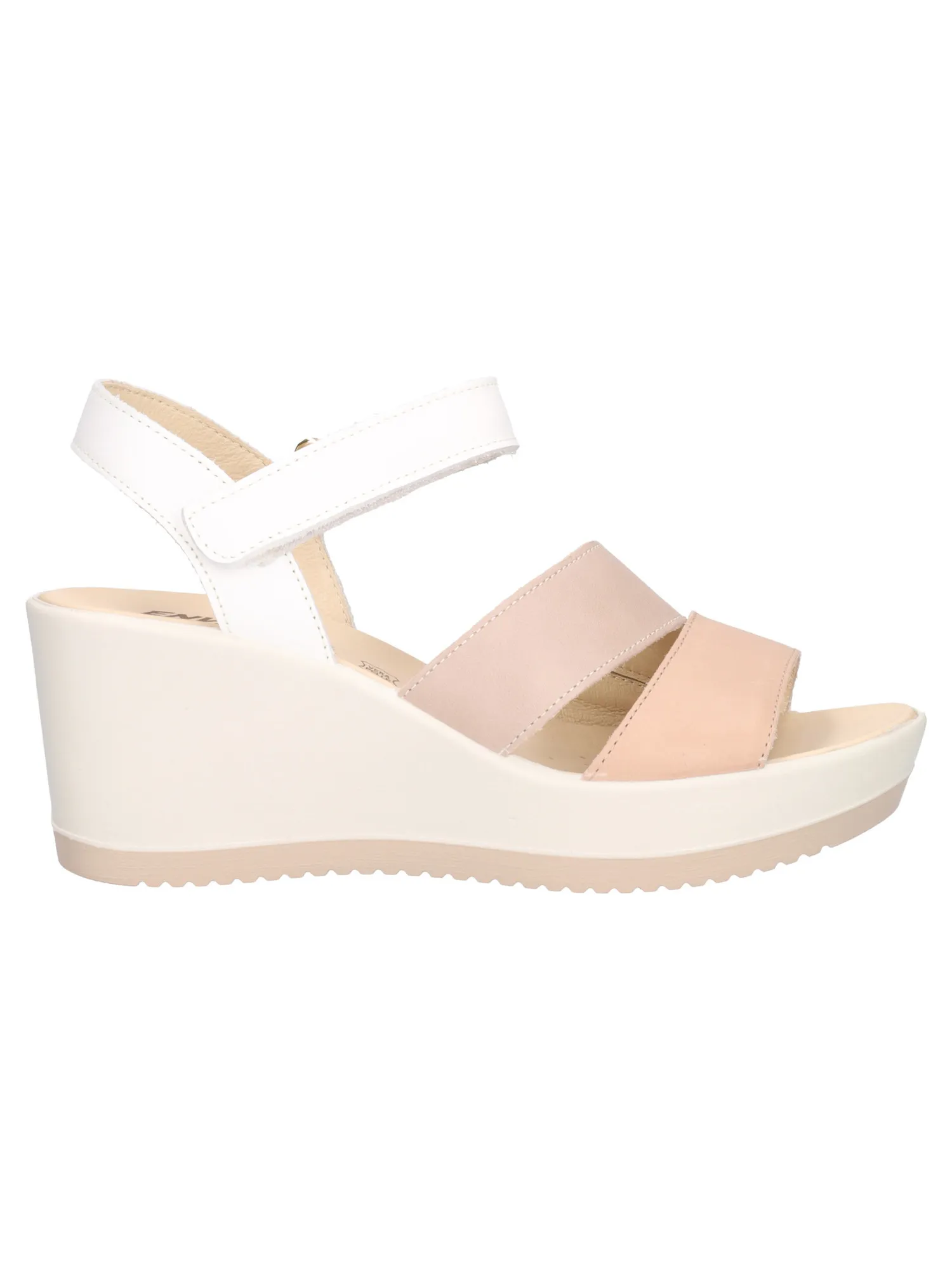 Sandalo con zeppa Enval Soft da donna beige