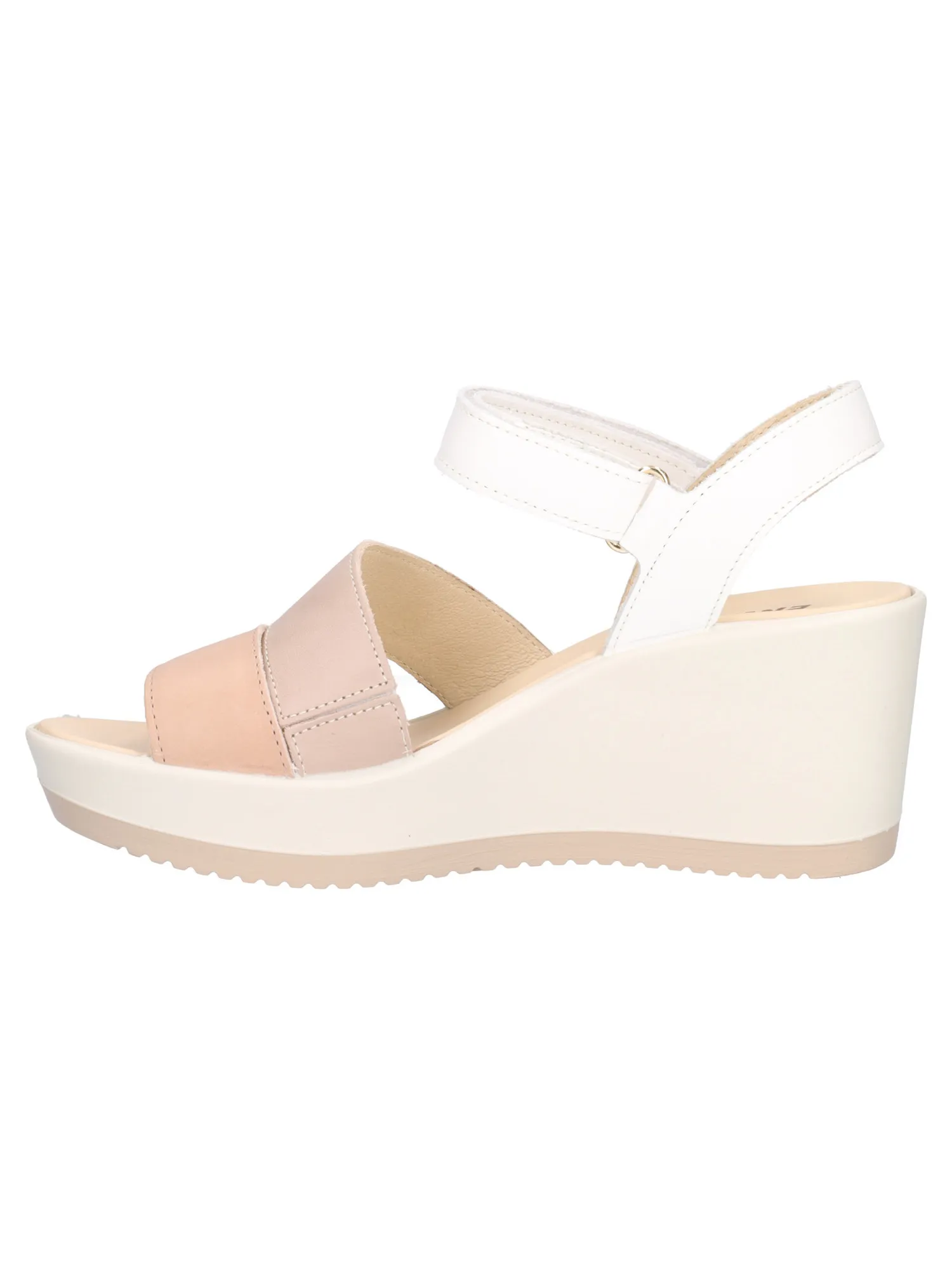 Sandalo con zeppa Enval Soft da donna beige