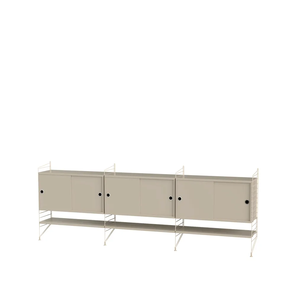 Scaffale da salotto String beige - combinazione F.iq{font-size:18px}