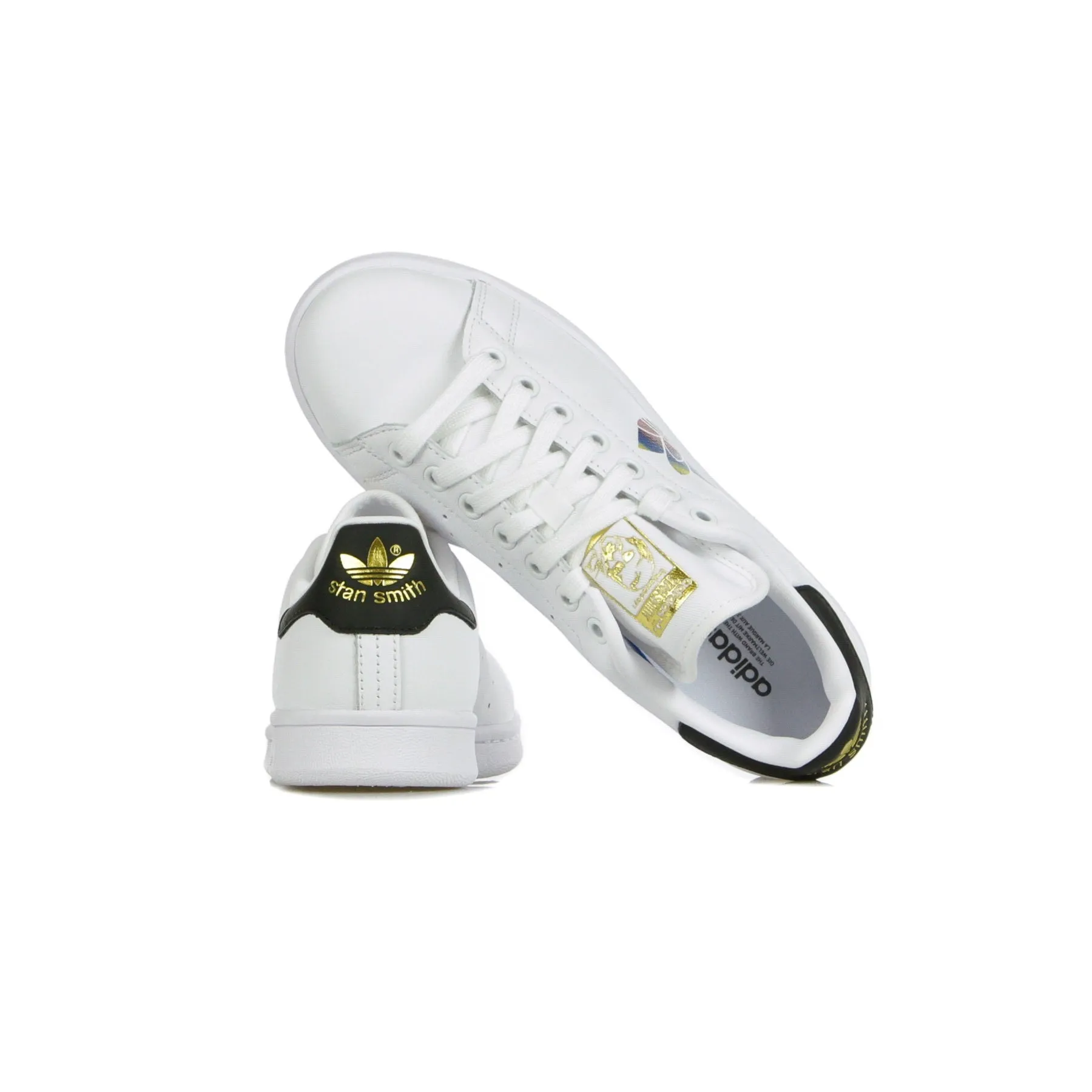 Scarpa Bassa Donna Stan Smith W Cloud White/core Black/gold Metallic