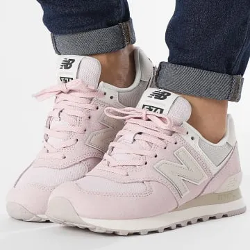Scarpe da ginnastica da donna 574 WL574DL2 Pink Wood