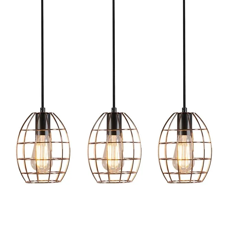 Set 3 lampade a sospensione LICOR Luxe 4 rame