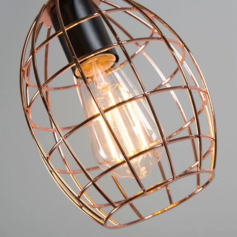 Set 3 lampade a sospensione LICOR Luxe 4 rame