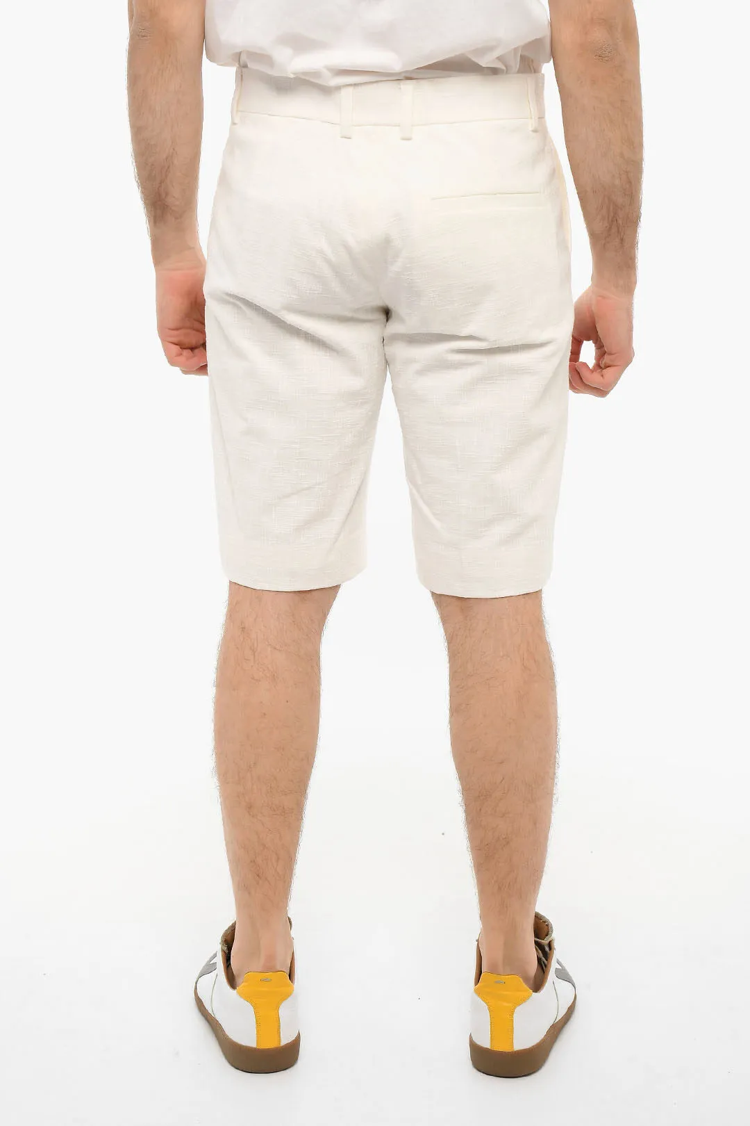 Shorts TAILORED In Cotone Fiammato