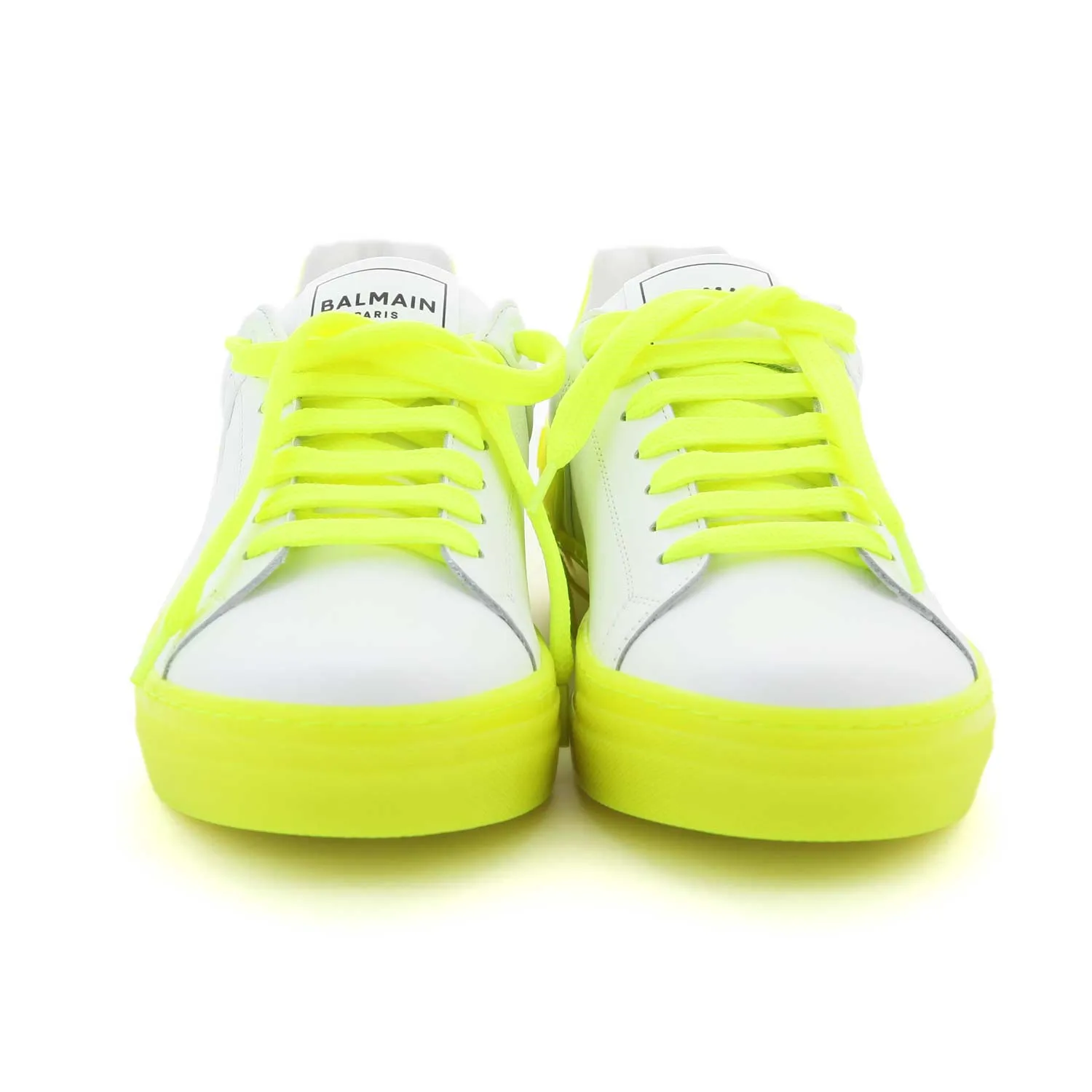 Sneaker B-Court Bianca E Giallo Fluo Ragazza