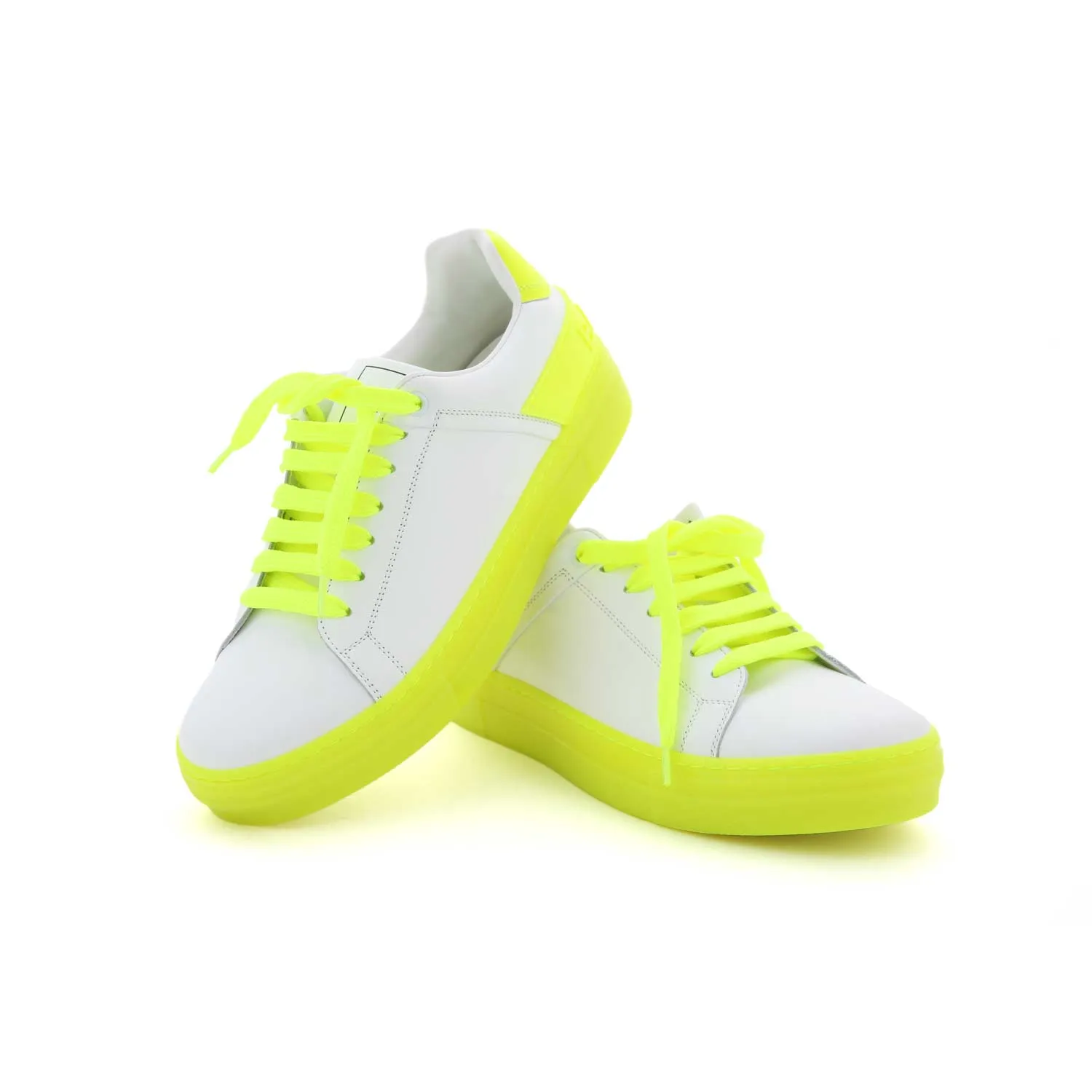 Sneaker B-Court Bianca E Giallo Fluo Ragazza