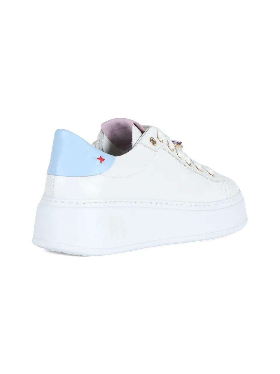 Sneakers in pelle PIA166A con inserti a contrasto