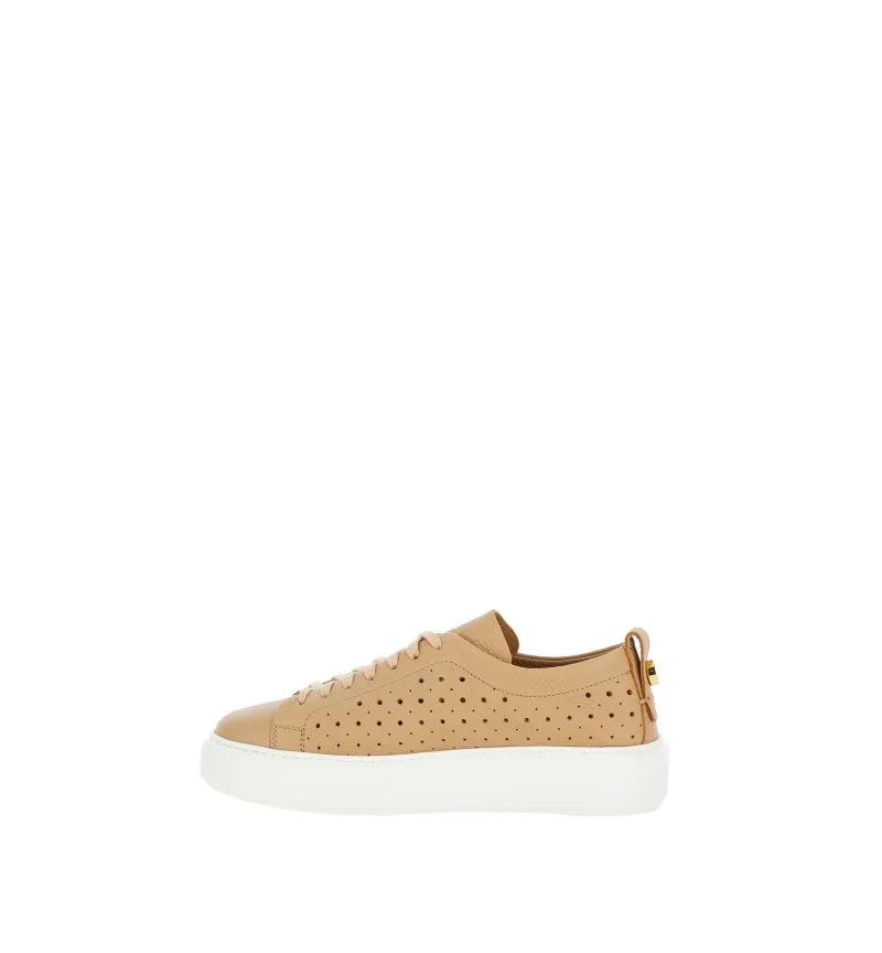 Sneakers pelle martellata