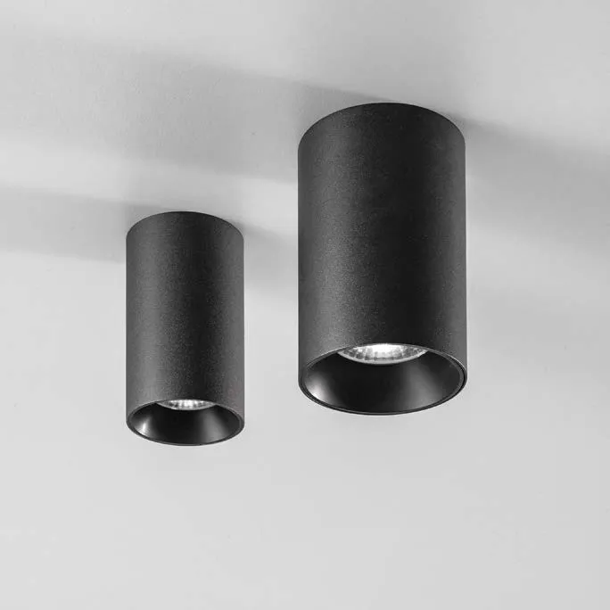 Spot Plafoniera GEA LED – GFA1501 Alluminio Nero LED D. 7,5