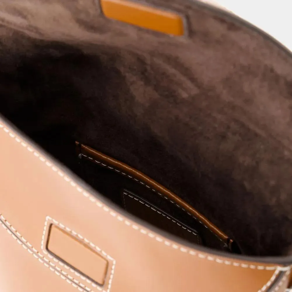 Staud Phoebe Convertible Bucket Bag - Leather - Brown Brown 