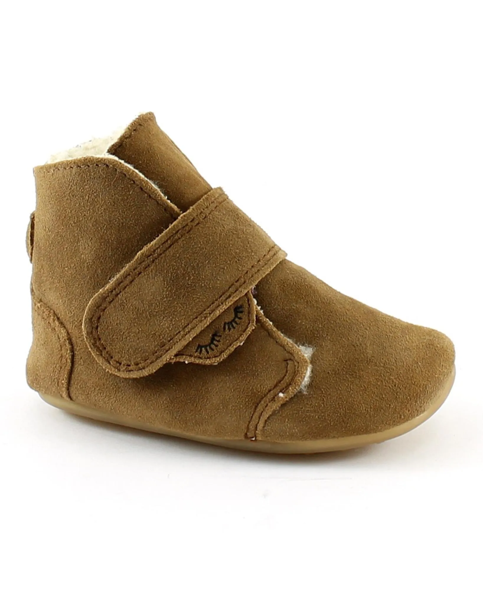 SUPERFIT Papageno 6232 braun marrone scarpe bambino neonato culla lana strappo