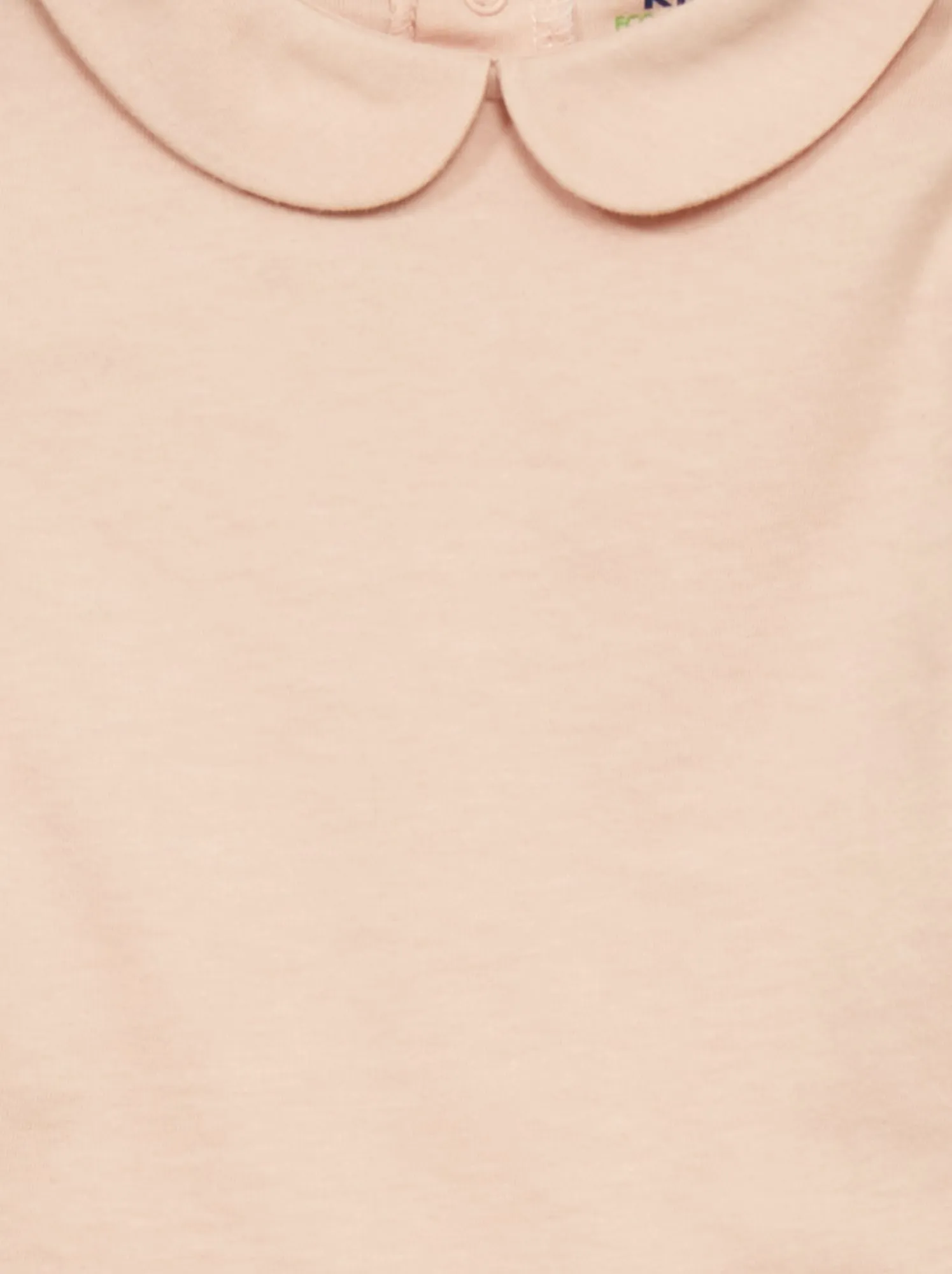 T-shirt con colletto claudine - Rosa
